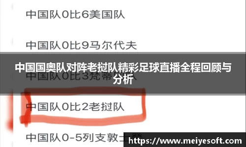 中国国奥队对阵老挝队精彩足球直播全程回顾与分析
